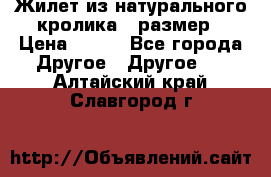 Жилет из натурального кролика,44размер › Цена ­ 500 - Все города Другое » Другое   . Алтайский край,Славгород г.